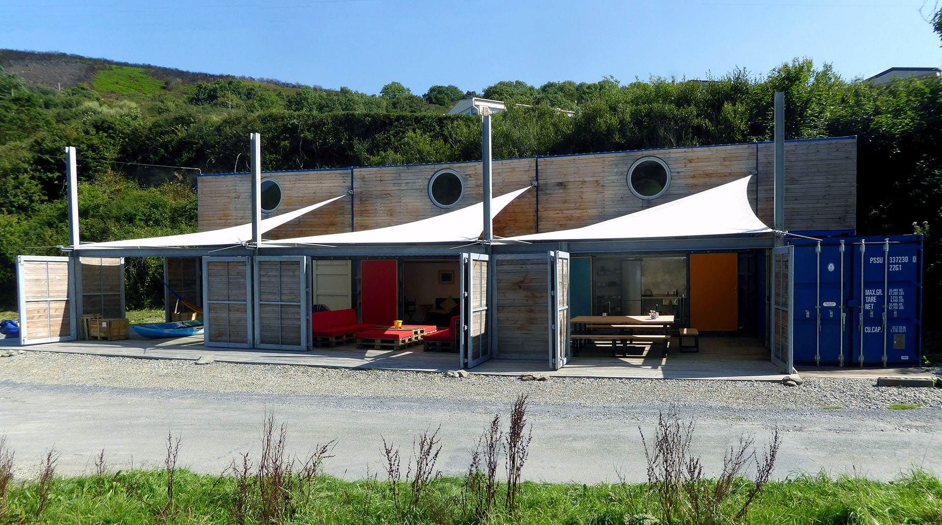 Ty Cwch Boathouse<br />Affordable accommodation<br />Just £120 per pod (sleeps 4)
